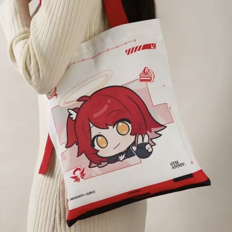 Anime Merch Shopping - Arknights Exusiai 6th Anniversary Tas Tote