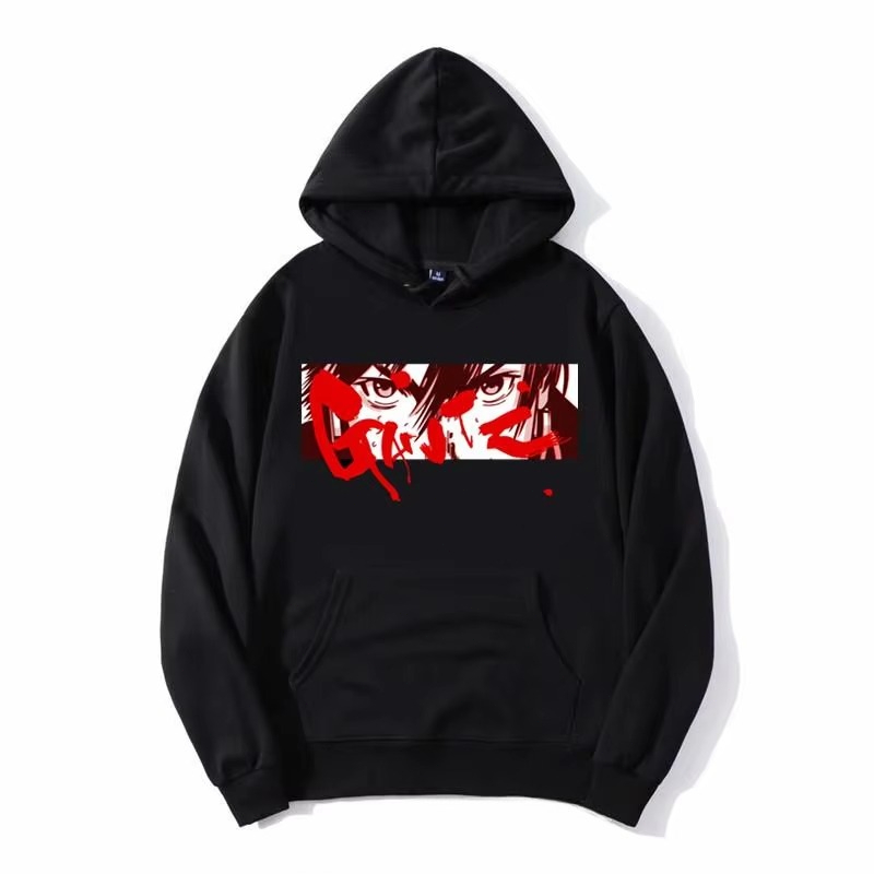 Anime Merch Shopping - GANTZ Kaos Anime Merah Hitam Putih