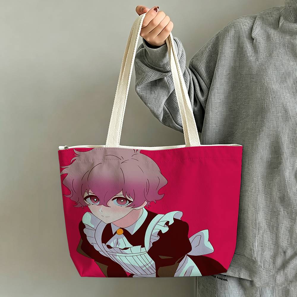 Anime Merch Shopping - Tas Tote Kanvas Bermotif Anime Alexis-S