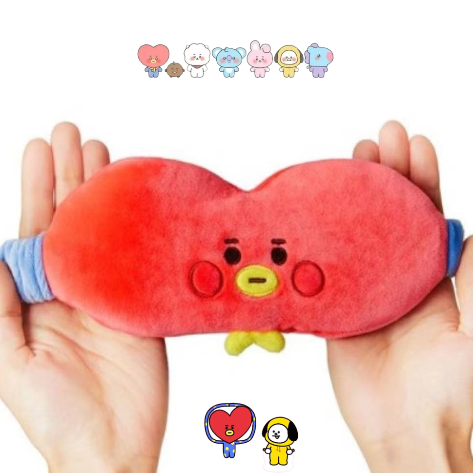 Anime Merchandise Usa - Masker mata boneka plush BT21 imut