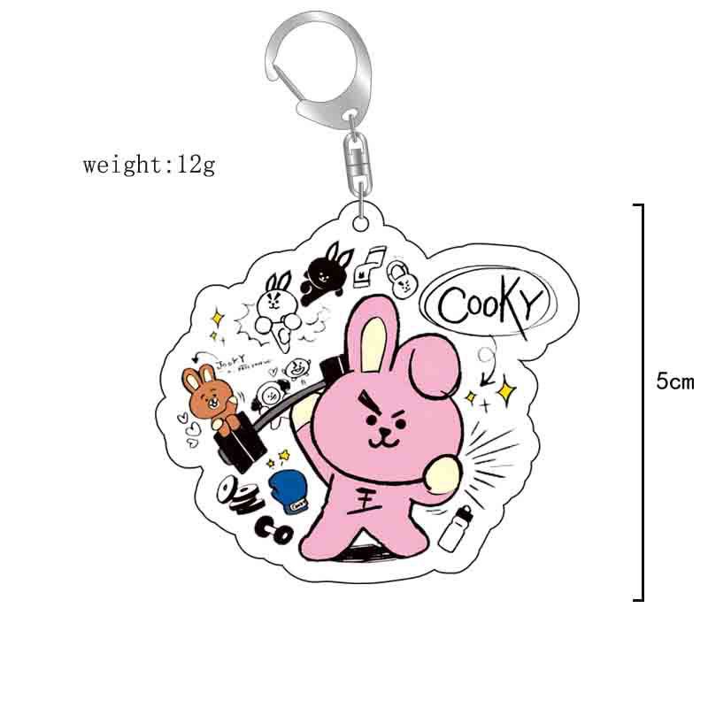 Gantungan kunci akrilik BT21 a - Anime Merchandise For Girls ulasan dan harga