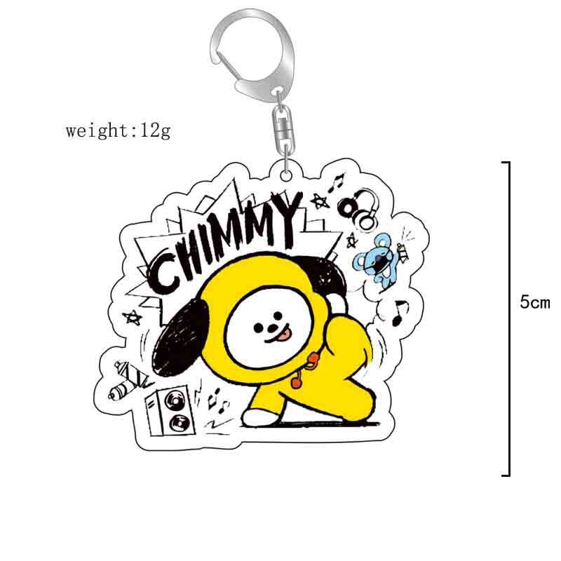 Gantungan kunci akrilik BT21 a - Anime Merchandise For Girls ulasan dan harga