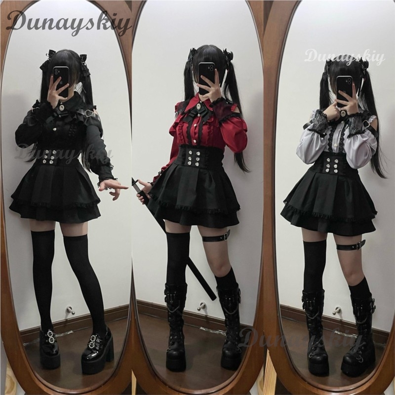 Jirai Kei Lolita Outfit Girls  - Anime Merchandise For Girls ulasan dan harga
