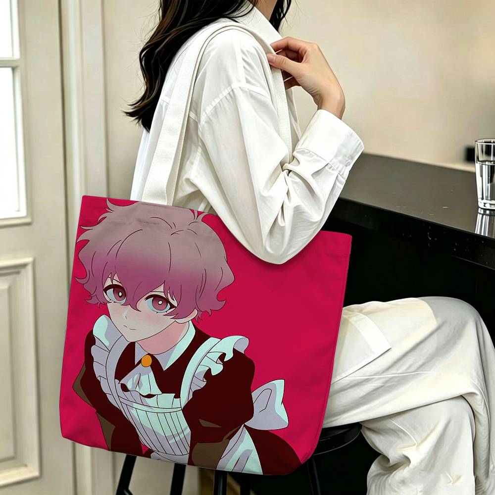 Tas Tote Kanvas Bermotif Anime - Anime Merch Shopping ulasan dan harga