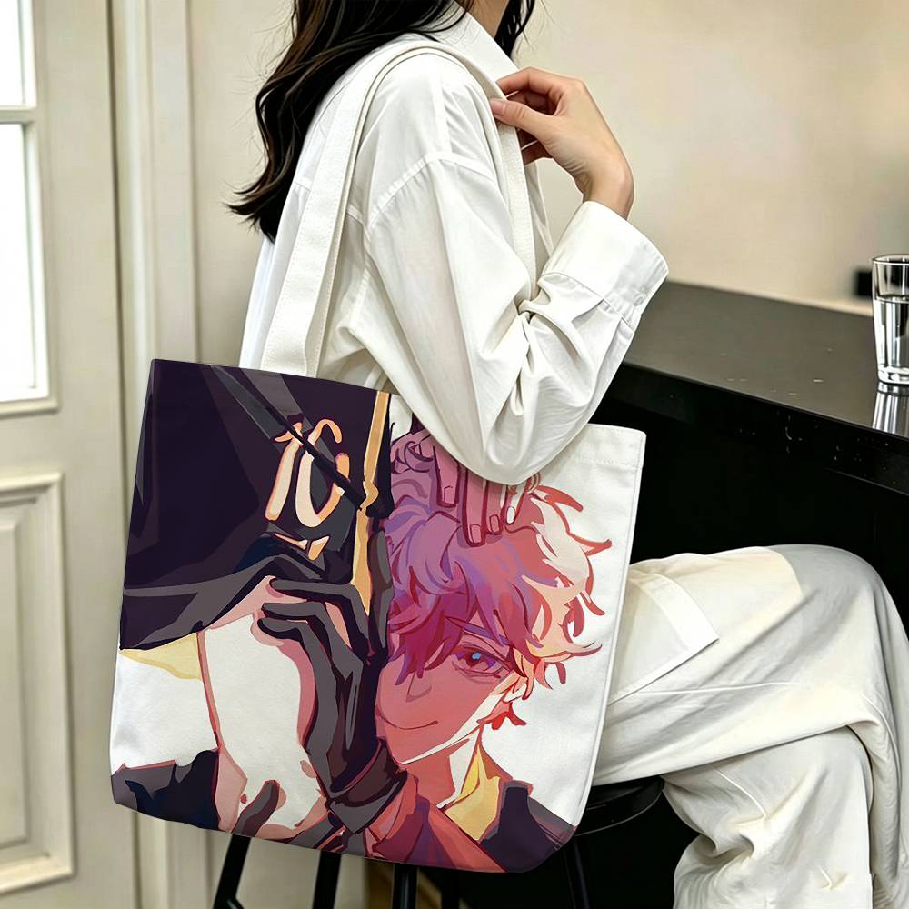 Tas Tote Kanvas Bermotif Anime - Anime Merch Shopping ulasan dan harga