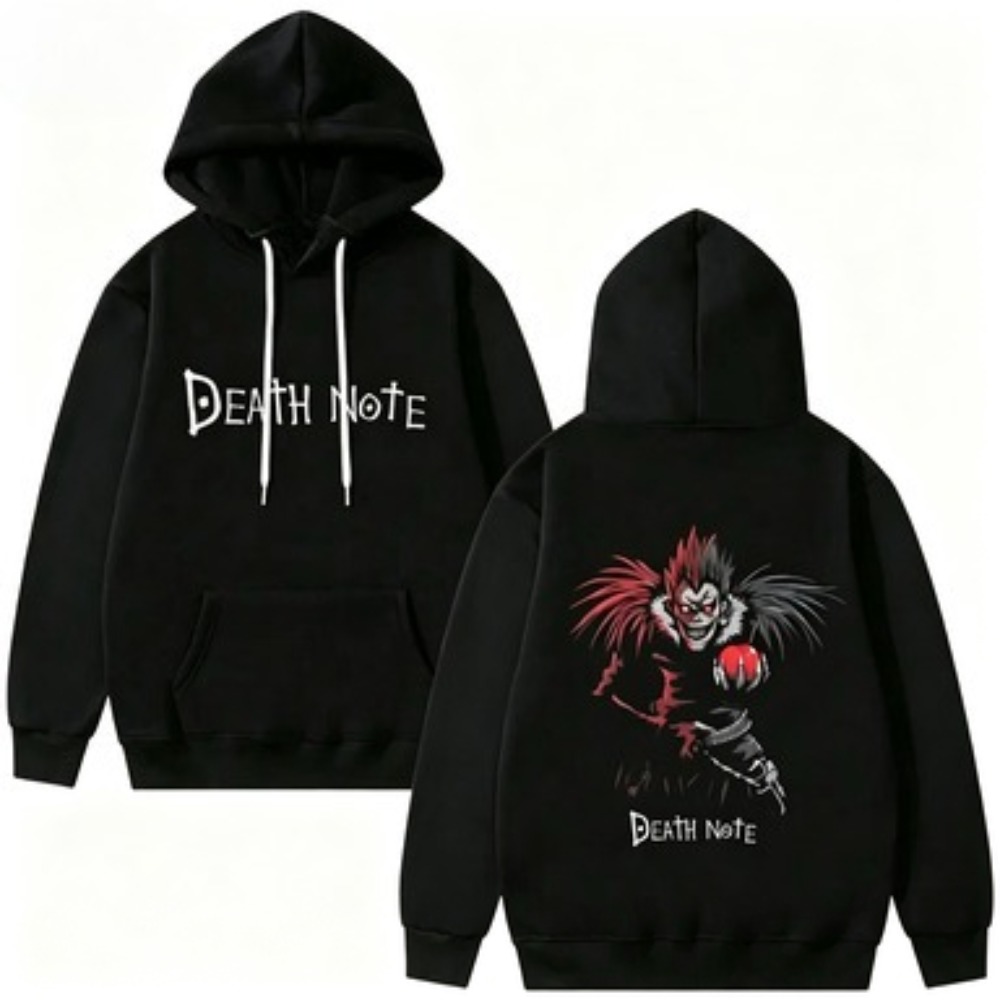 Hoodie Grafis Y2K Anime Death  - Anime Merch Shopping ulasan dan harga