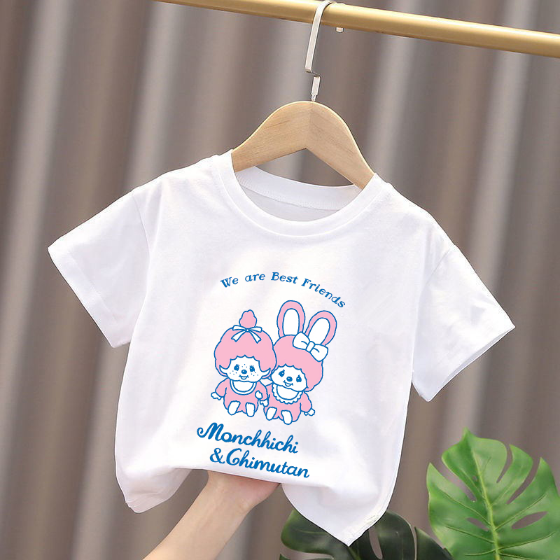 Kaus Anak-anak Monchhichi Kaus - Anime Merchandise For Girls ulasan dan harga