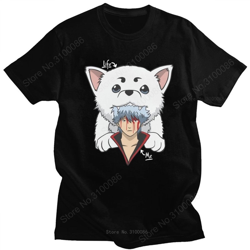 Kaos Kawaii Gintama Gintoki Sa - Anime Merch Shopping ulasan dan harga