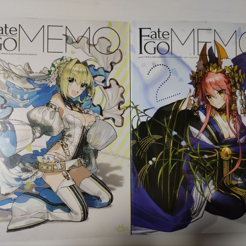 2 buku Fate GO MEMO 1 2 Buku S - Fate Anime Merchandise ulasan dan harga