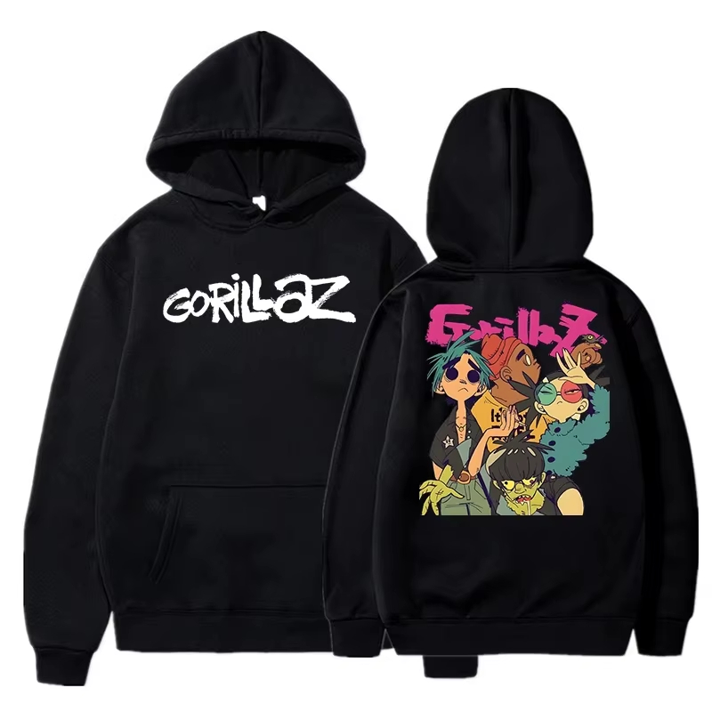 Sweatshirt Grafis Gorillaz Vin - Anime Merch Shopping ulasan dan harga
