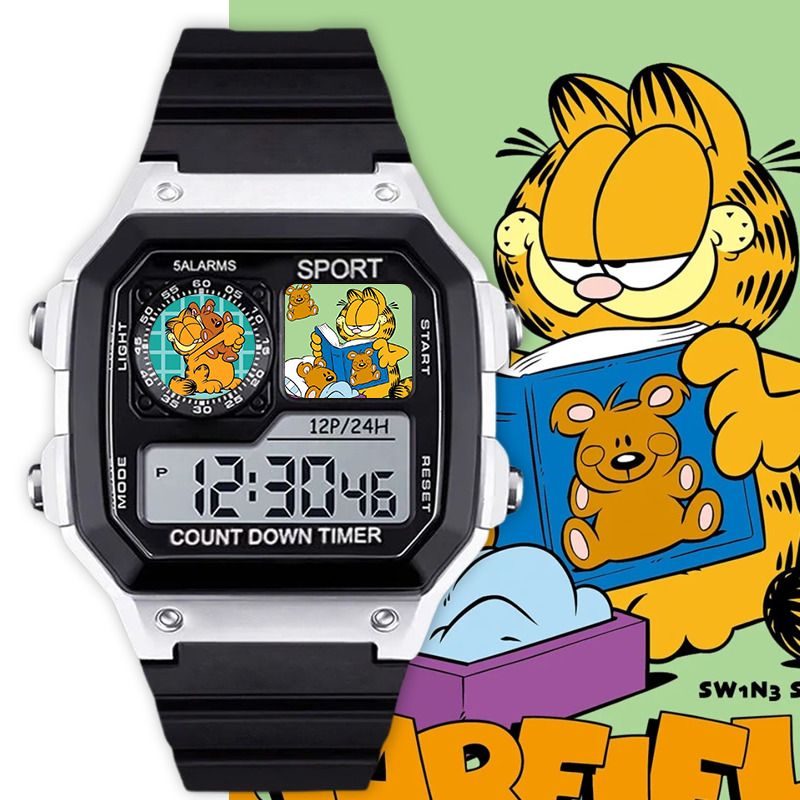 Jam tangan elektronik kartun G - Anime Merchandise For Girls ulasan dan harga