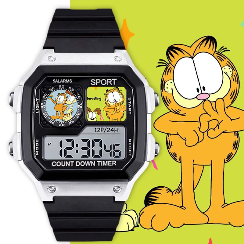 Jam tangan elektronik kartun G - Anime Merchandise For Girls ulasan dan harga